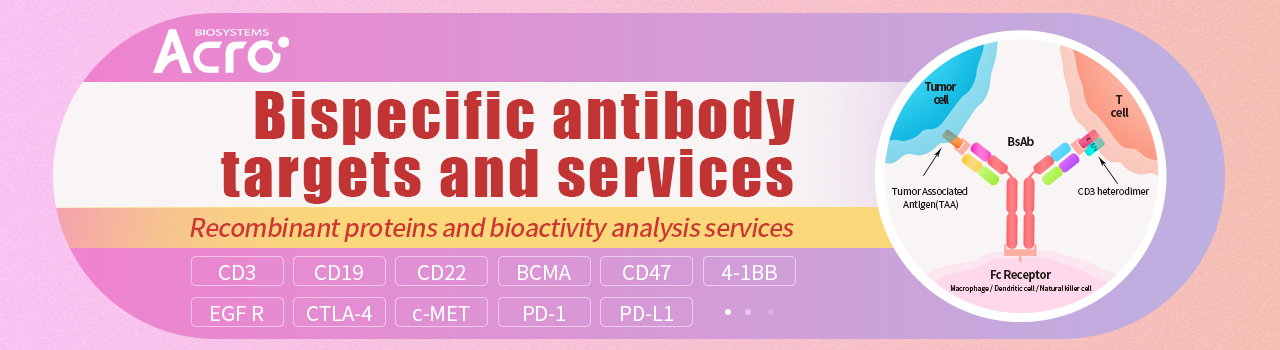 Objetivos y servicios de anticuerpos biespecíficos